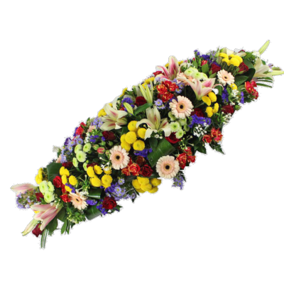MARIANNE - Coussin de fleurs variées