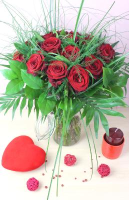 NAOMI - Bouquet de roses rouges