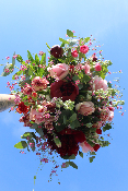 GABRIELLE - Bouquet de pivoines et roses de Paris