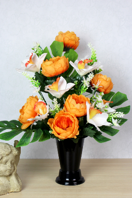 Fleurs Artificielles D'extérieur, 50 Cm - Résistante à La Décoloration - Marguerite Rustique Et Résistante Aux Intempéries - Pour Intérieur, Terrasse, Jardin, Cour, Fenêtre, Maison