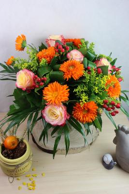 JANEIRO - Bouquet de fleurs coloré