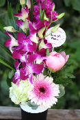 Fête des Mères - Composition de fleurs violettes