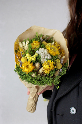 MARGAUX - Bouquet de Fleurs séchées champêtre