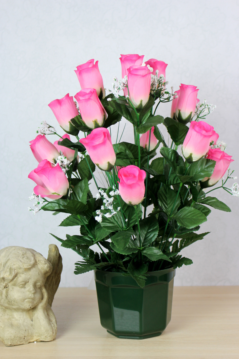 Coupe de Fleurs Artificielles pour Cimetière - La Fontaine Fleurie