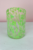 Vase léopard vert