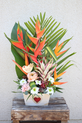 Fête des Mères - Composition de fleurs exotiques