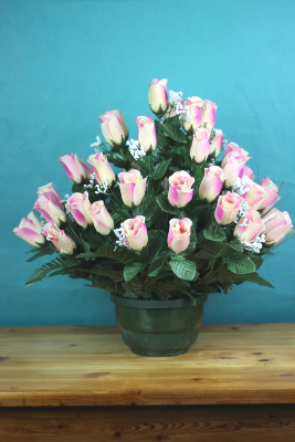 Fleurs artificielles pour cimetière - Coupe de roses