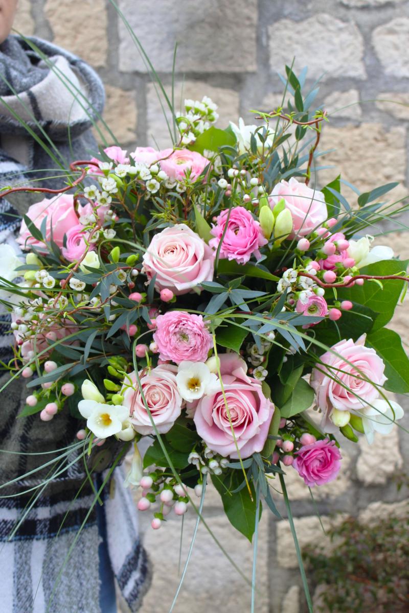 Bouquet de Fleurs Romantique Budapest - La Fontaine Fleurie