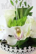 FÊTE DES MÈRES - Petite composition d'orchidées et d'hortensia