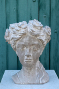 DÉCORATION - Cache-Pot Statue Femme