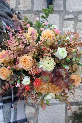 ROME - Bouquet de fleurs automnal