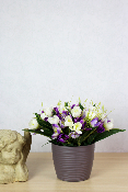 Fleurs artificielles pour cimetière - Coupe de crocus colorée