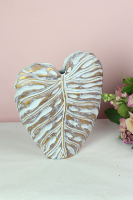 Vase feuille de monstera