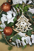NOËL - Couronne de Noël sapin