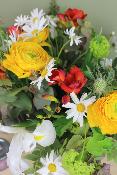CHANTAL - Bouquet de fleurs champêtre 