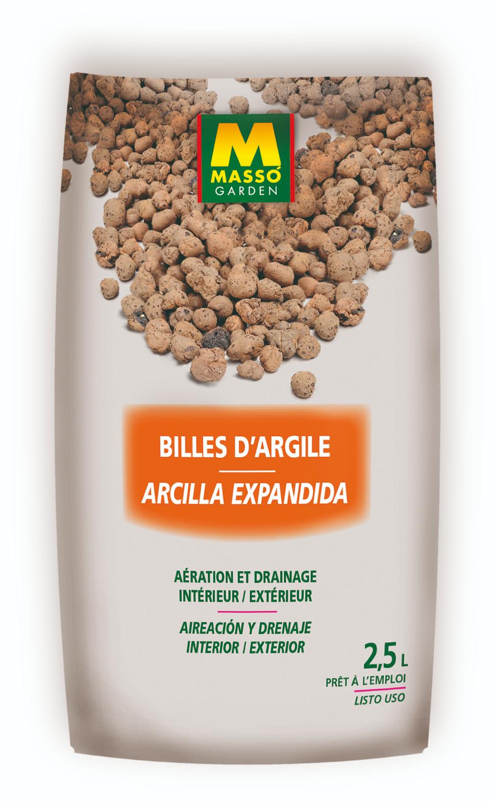 Billes d'argiles MASSO