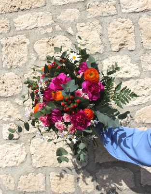 MUMBAI - Bouquet de fleurs multicolore