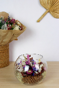 LILA - Décoration en fleurs séchées