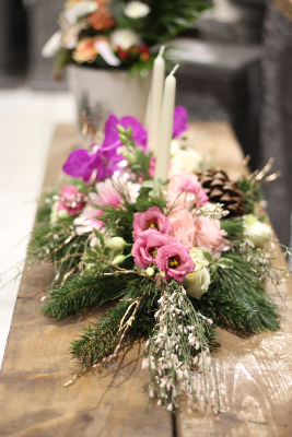 NOËL - Centre de table en longueur