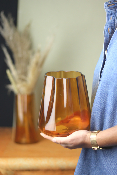 Vase rétro orange