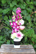 Fête des Mères - Composition de fleurs violettes