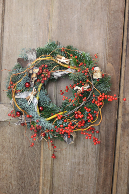 NOËL - Couronne de Noël traditionnelle