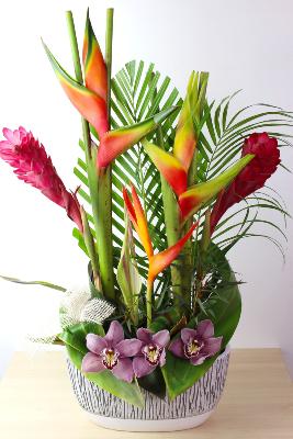 FÊTE DES MÈRES - Composition de fleurs exotiques