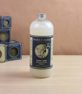 MARIUS FABRE - Lessive liquide aux copeaux de savon de Marseille 1L