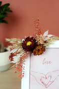 DÉCORATION - Cadre photo en fleurs séchées
