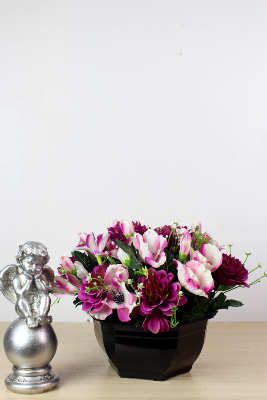 Fleurs artificielles pour cimetière - Coupe de freesias