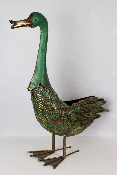 DÉCORATION - Canard en métal