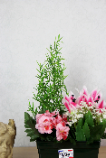 Fleurs artificielles pour cimetière - Jardinière de fleurs variées