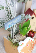 NOËL - Composition festive pain d'épice