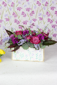 COMPOSITION DE FLEURS VIOLETTES
