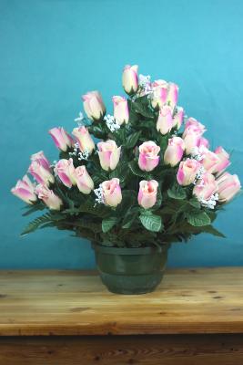 Fleurs artificielles pour cimetière - Coupe de roses
