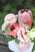 Fête des Mères - Composition de fleurs roses