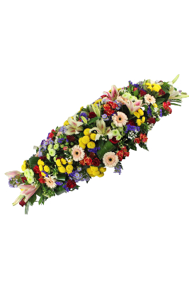 MARIANNE - Coussin de fleurs variées