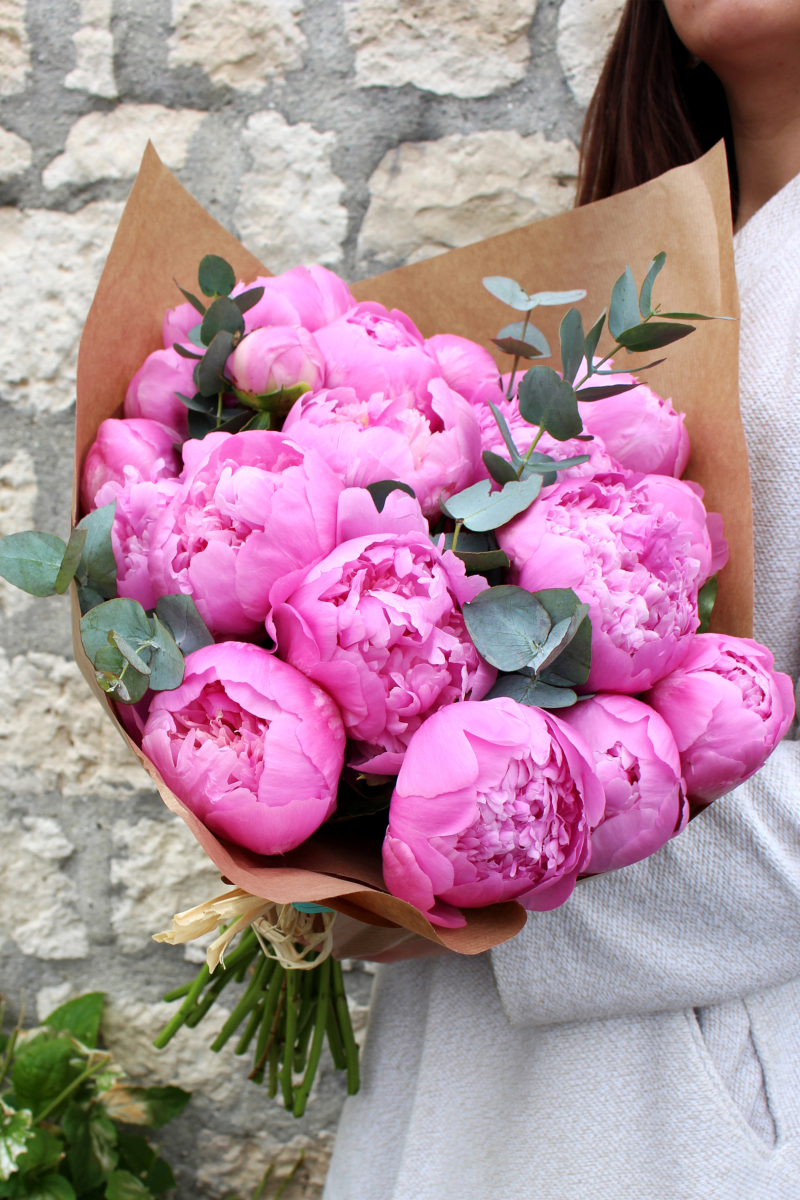 Bouquet de Pivoines - La Fontaine Fleurie