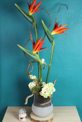 VANESSA - Composition de fleurs artificielles