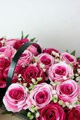 Fleurs artificielles pour cimetière - Jardinière de roses