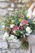 LOURDES - Bouquet de fleurs pastel