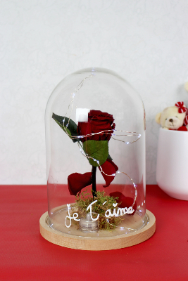 SAINT-VALENTIN - Cloche La Belle et la Bête