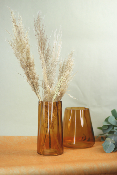 Vase rétro orange