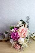 CHLOÉ - Bouquet de fleurs artificielles et séchées