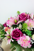 Fleurs artificielles pour cimetière - Jardinière de fleurs variées