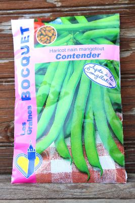 GRAINE À PLANTER - Haricot nain mangetout Contender