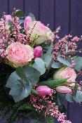 FLORENCE - Bouquet de fleurs de saison rose