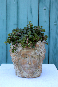 DÉCORATION - Cache-Pot Statue Visage