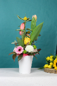COMPOSITION DE FLEURS PRINTENIERES
