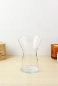 Vase sablier en verre